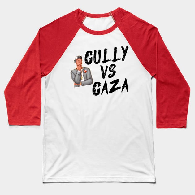 Gully vs Gaza - Rap Lovers Design, Music Fans Baseball T-Shirt by Seopdesigns